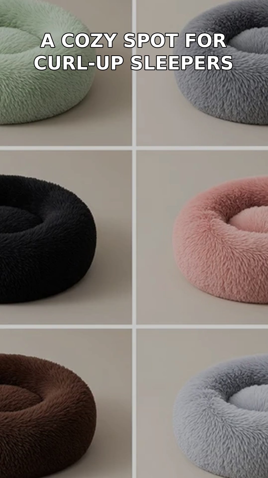 Winter Warm Pet Bed video — cozy pet bed for cats and small dogs, $29.99